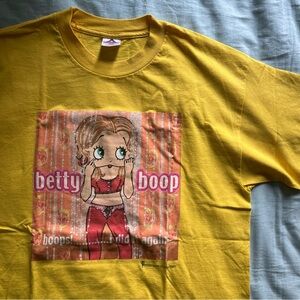 Vintage Betty Boop Britney Spears Boops I Did It Again Big Print Tee